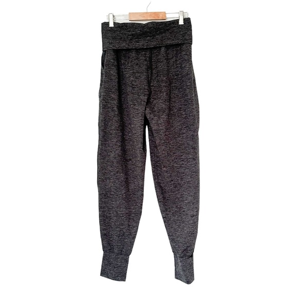 Aerie Offline Fold Over Joggers Leggings Dark Gray — Size S Long - Picture 3 of 6